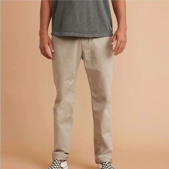 Marine‎ Layer Men's Saturday Drawstring Slim Fit Straight Pants Size XX-Large - Picture 2 of 10